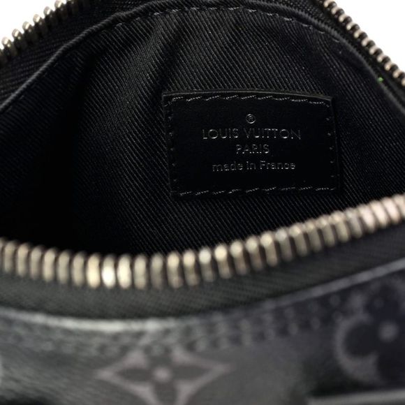 Louis Vuitton Keepall Bandouliere Bag Reverse Monogram Eclipse Canvas XS Black - Picture 6 of 7